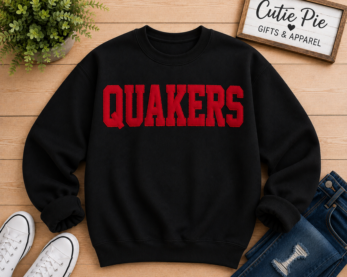 RAGGY EMBROIDERED QUAKERS