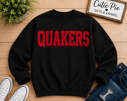 RAGGY EMBROIDERED QUAKERS